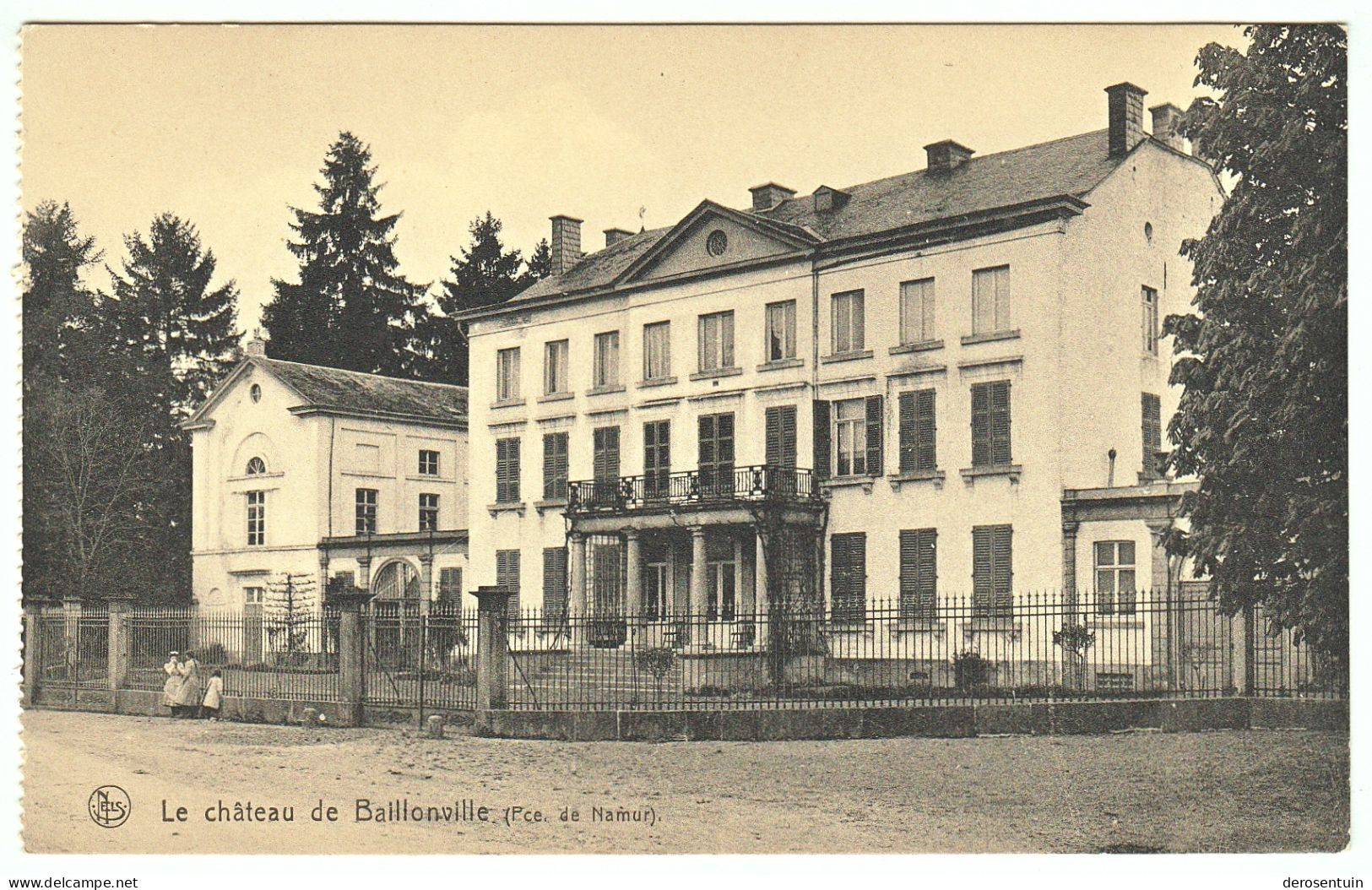Le château de Baillonville [Massange Nels Somme-Leuze Rabozée het kasteel van]