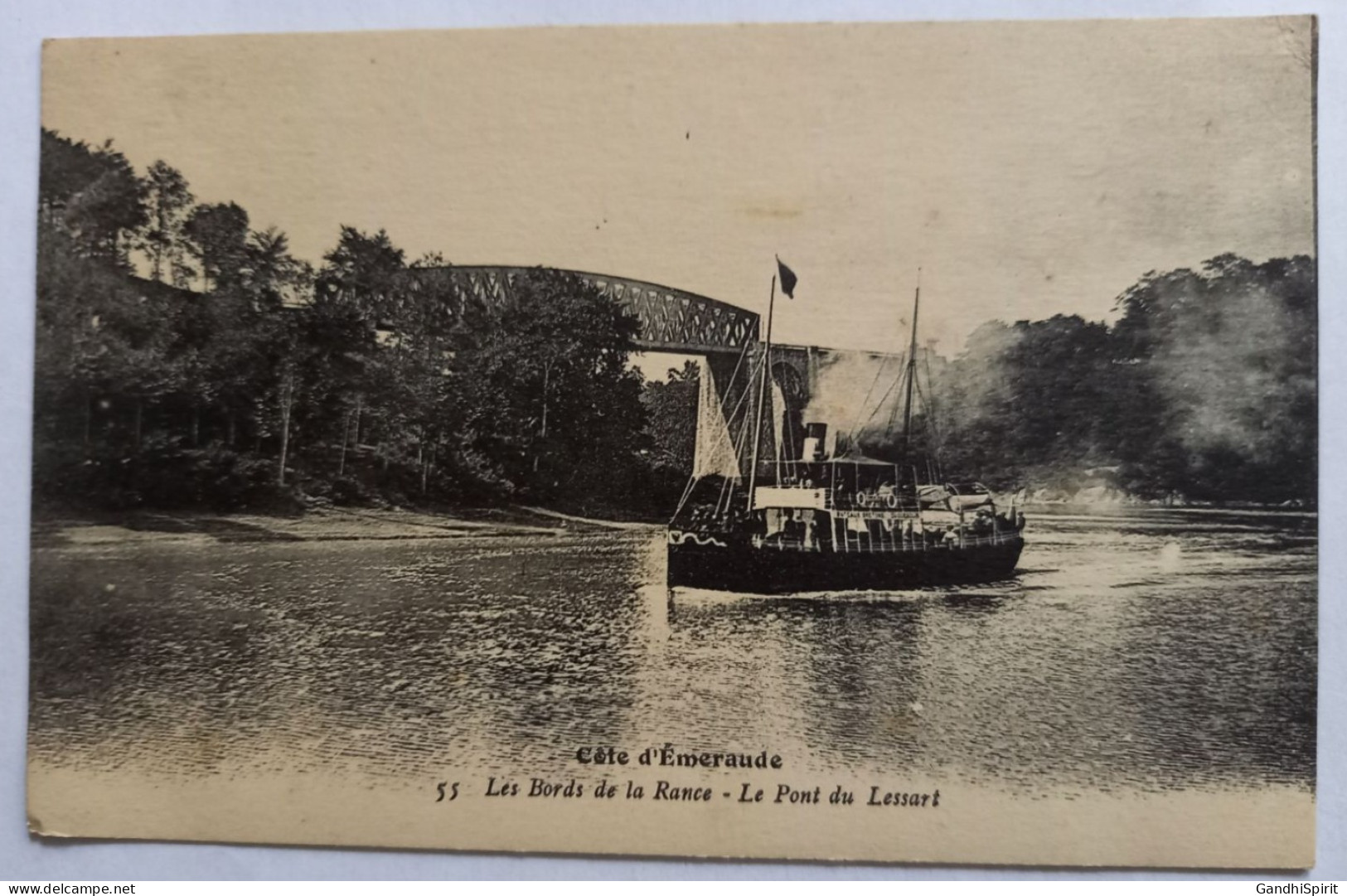 Le Châtellier - Les Bords de la Rance - Le Pont du Lessart - Bateau - Artaud & Nozais Editeur