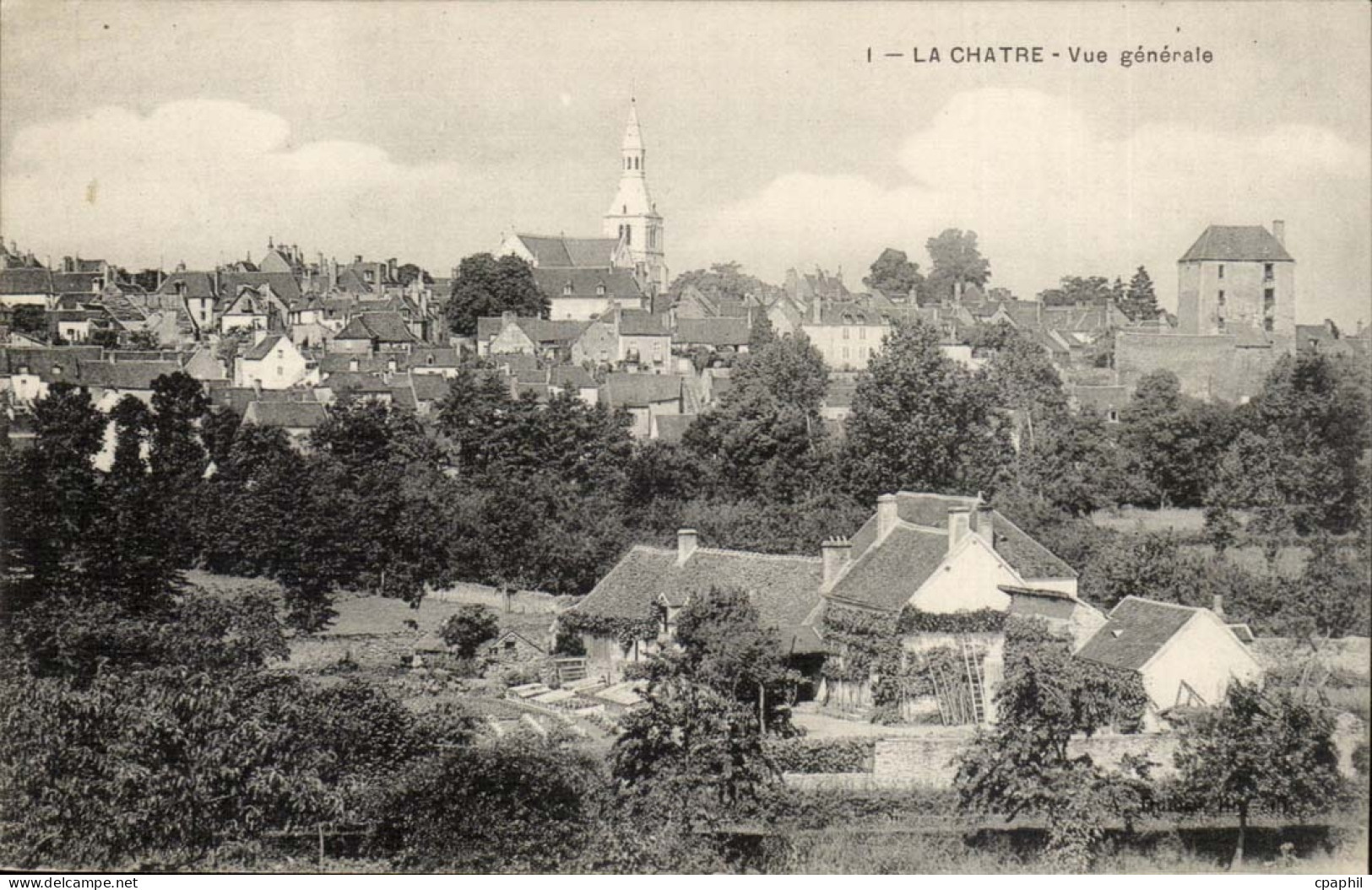 Le Chatre CPA Vue generale