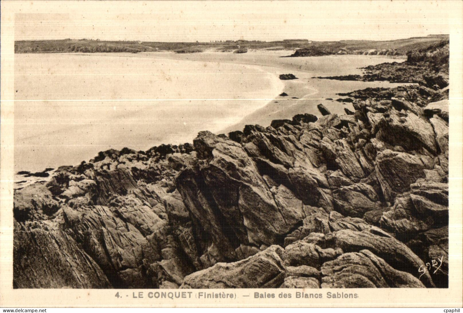 Le Conquet - Plage des Blancs Sablons - CPA