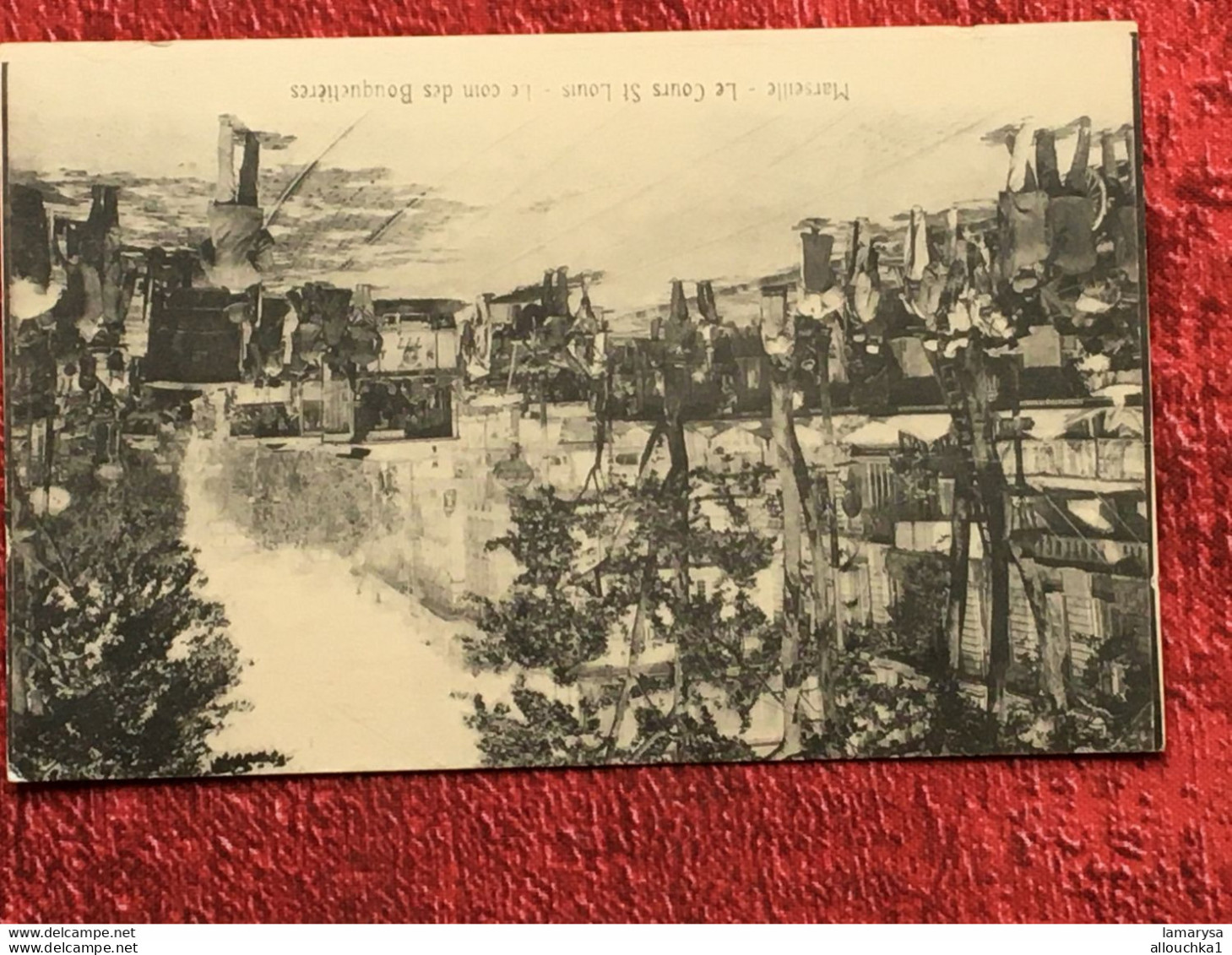 Le cours saint Louis Carte Postale repro 1900 Europe  France [13] Bouches-du-Rhône Marseille :Canebière, centre ville