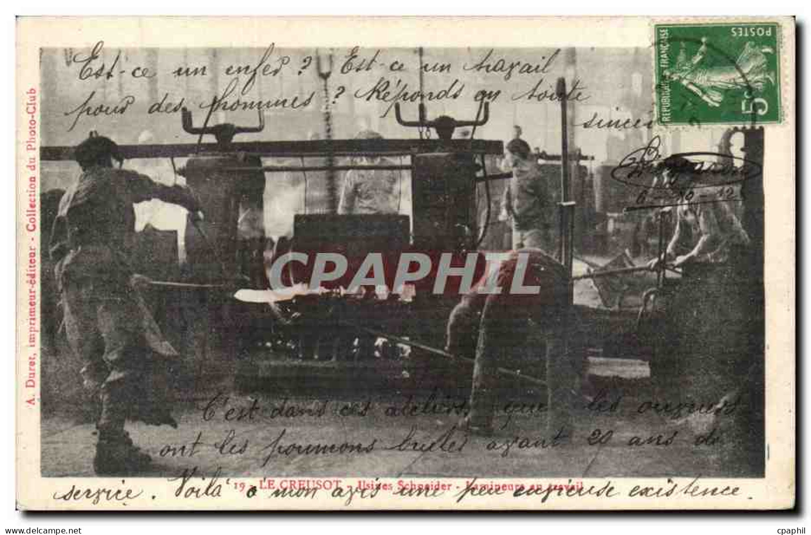 Le Creusot - Usines Scneider - CPA