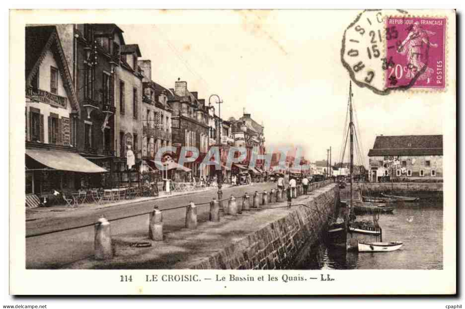 Le Croisic CPA Le bassin et les quais