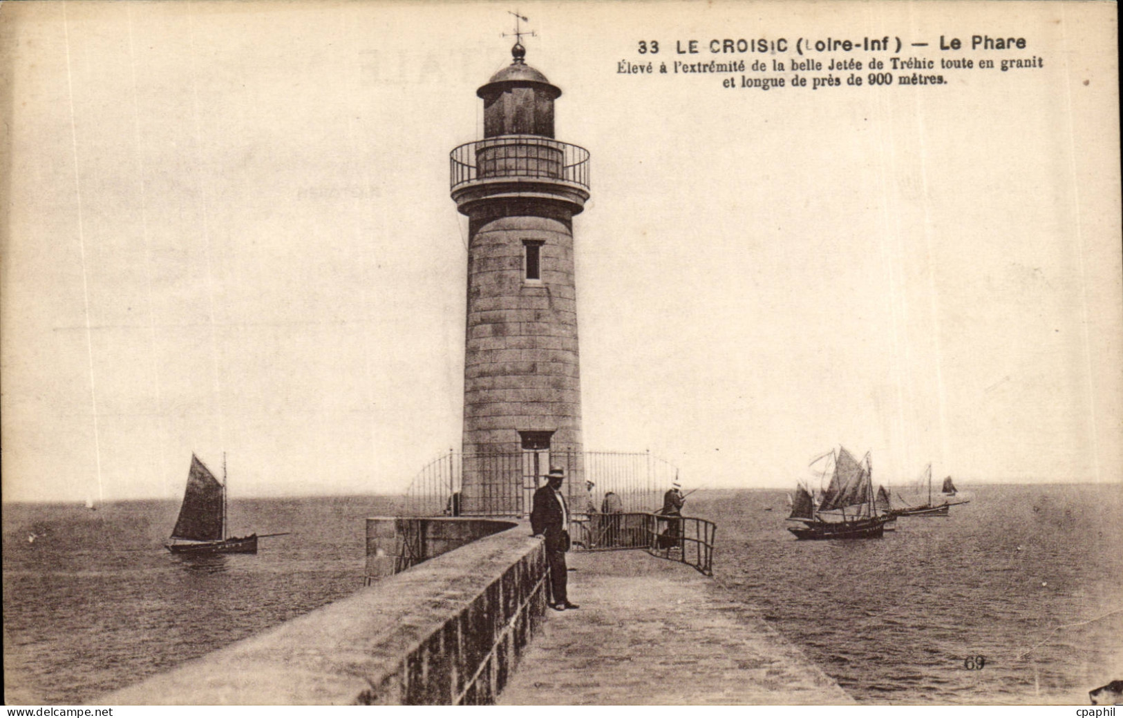 Le Croisic CPA Le phare (lighthouse)