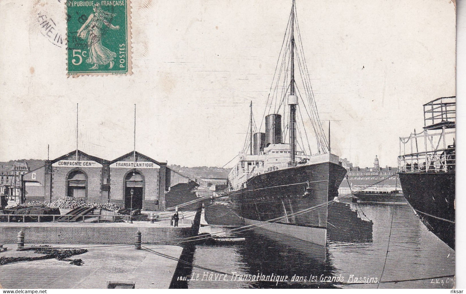 LE HAVRE(BATEAU PAQUEBOT)