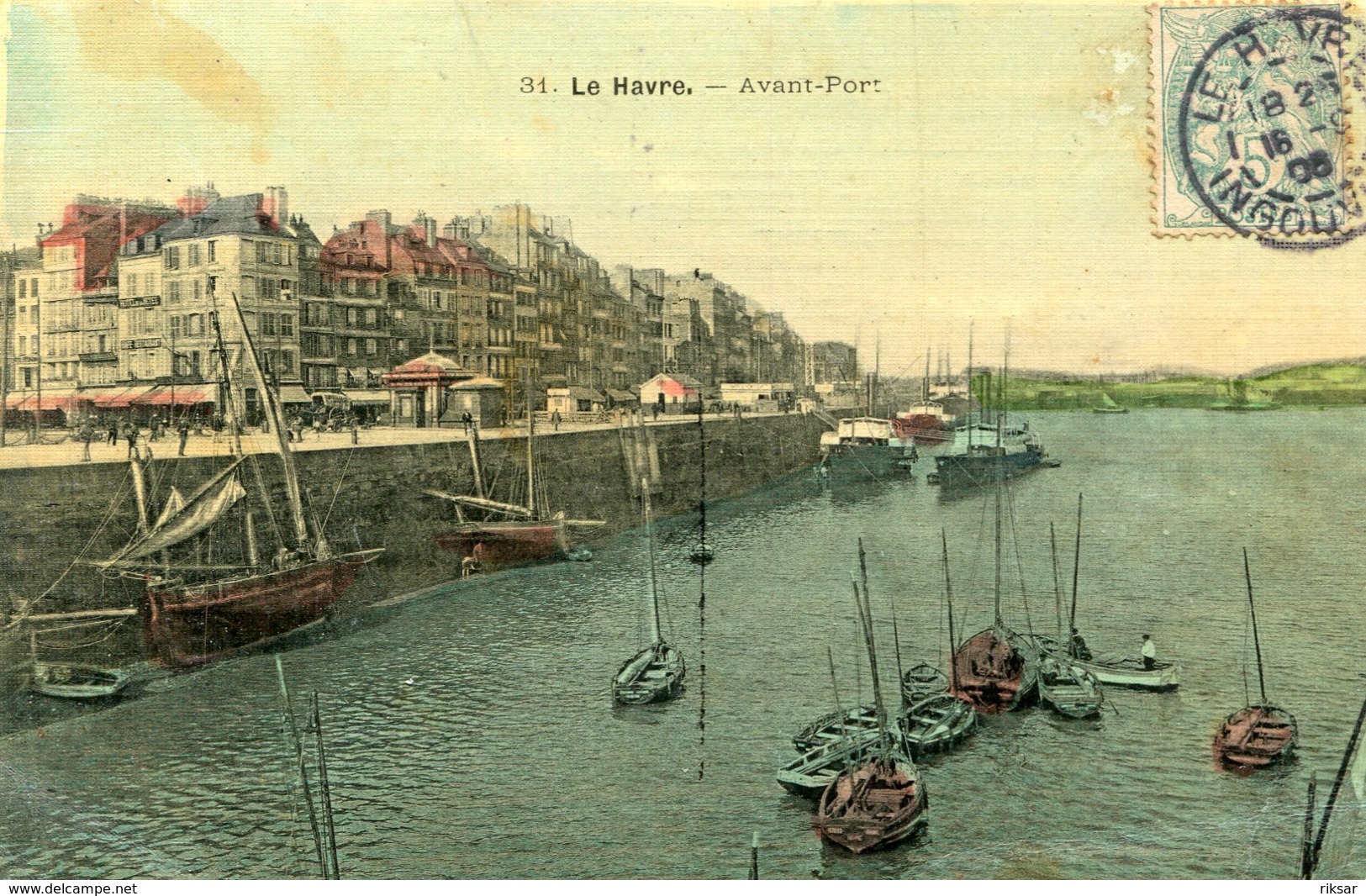 LE HAVRE(CARTE EN COULEUR)