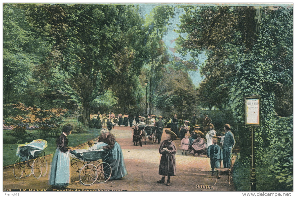 LE HAVRE - Une Allée du Square Saint Roch