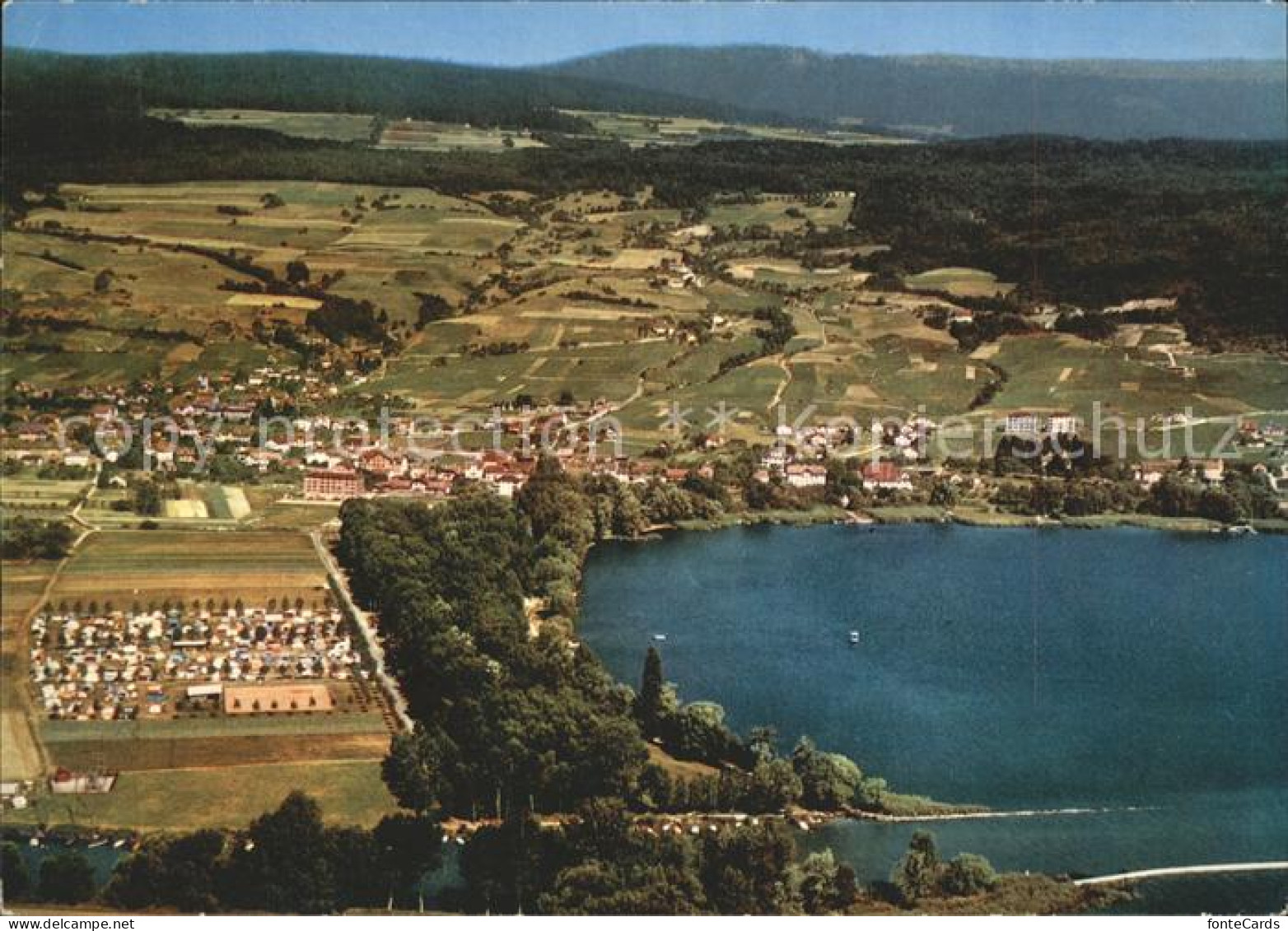 Le Landeron Fliegeraufnahme