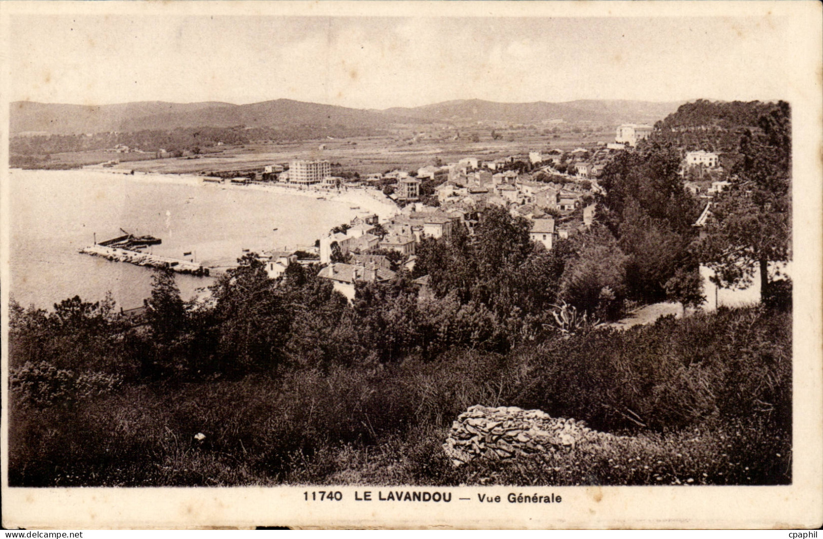 Le Lavandou CPA Vue generale
