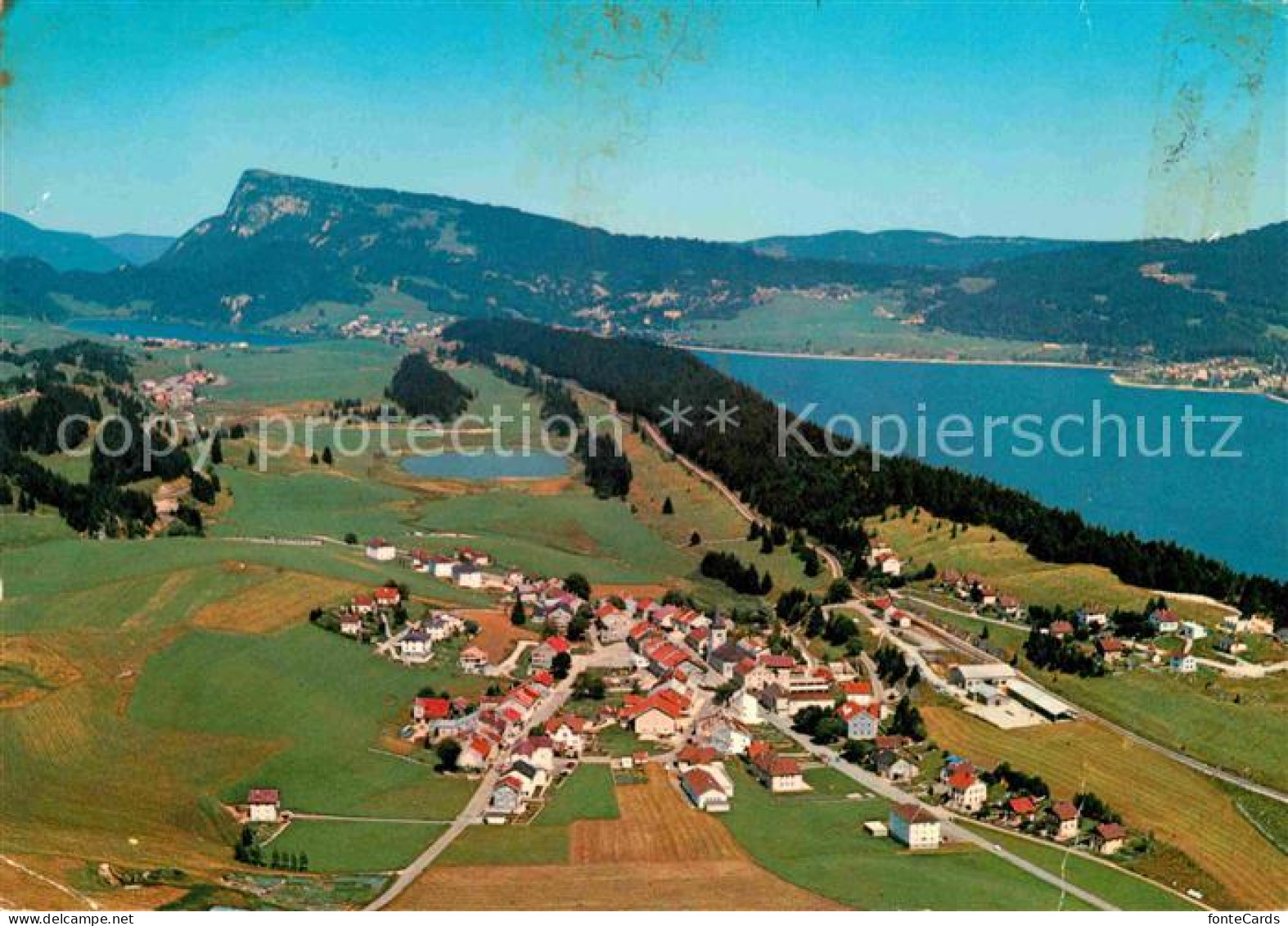 Le Lieu Vallee de Joux Lac de Joux Lac Ter Lac Brenet vue aerienne