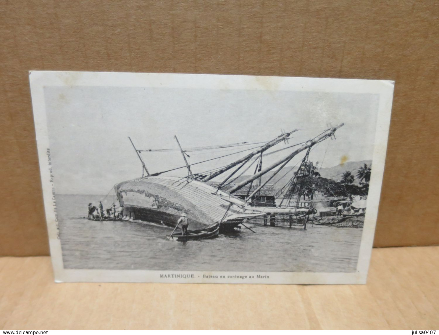 LE MARIN (Martinique) bateau voilier en carénage beau plan