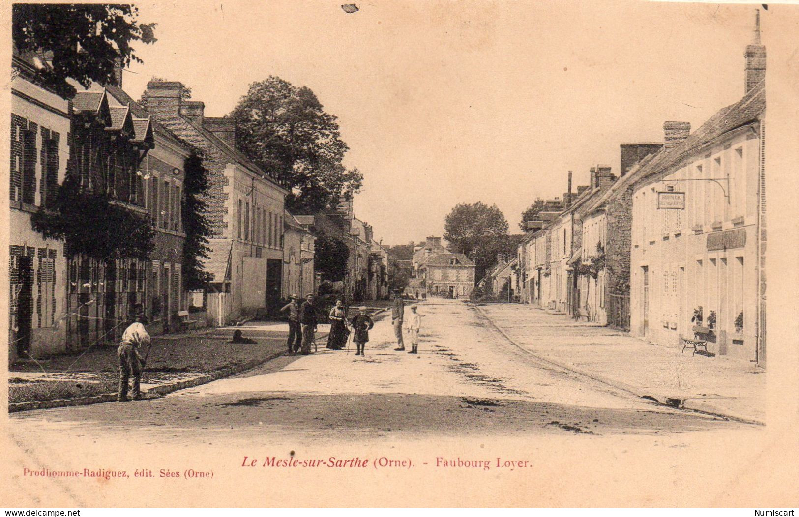 Le Mêle-sur-Sarthe animée Faubourg Loyer