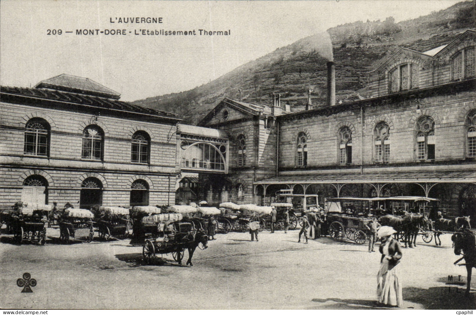 Le mont Dore CPA L'etablissement thermal