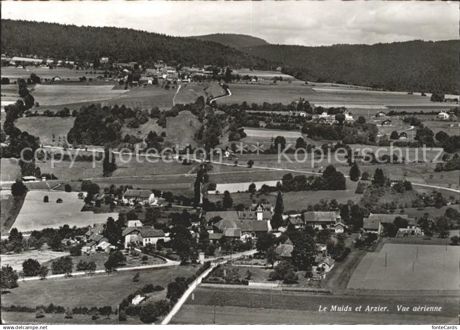 Le Muids et Arzier vue aerienne