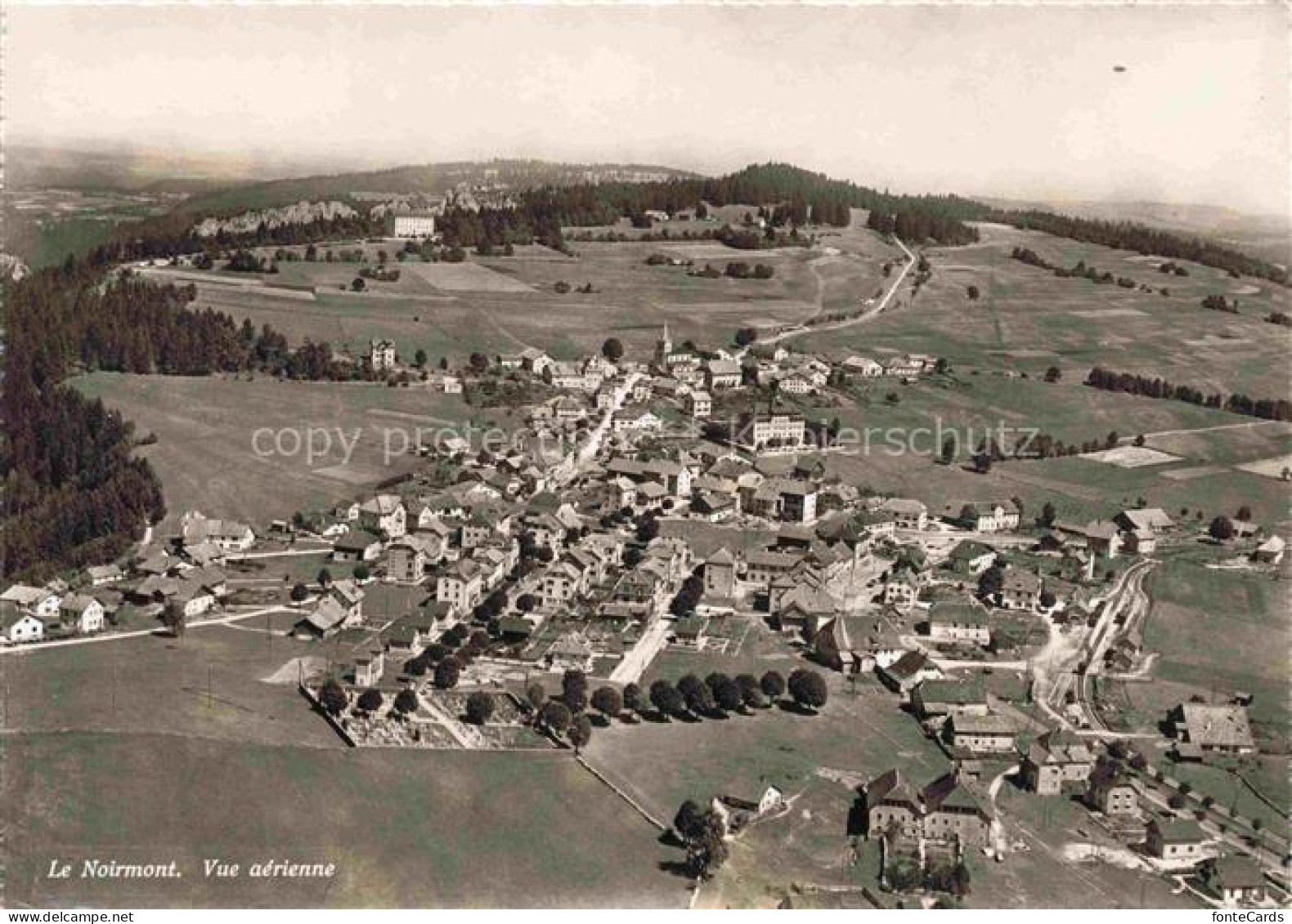 Le Noirmont  Marchairuz VD Vue aérienne