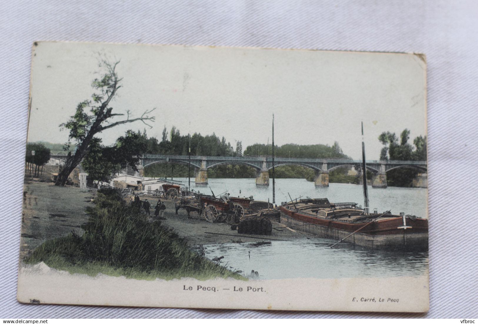 Le Pecq, le port, Yvelines 78