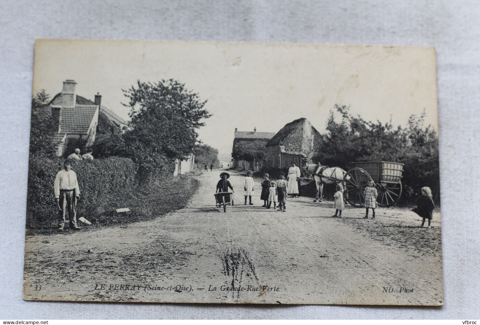 Le Perray, la grande rue verte, Yvelines 78