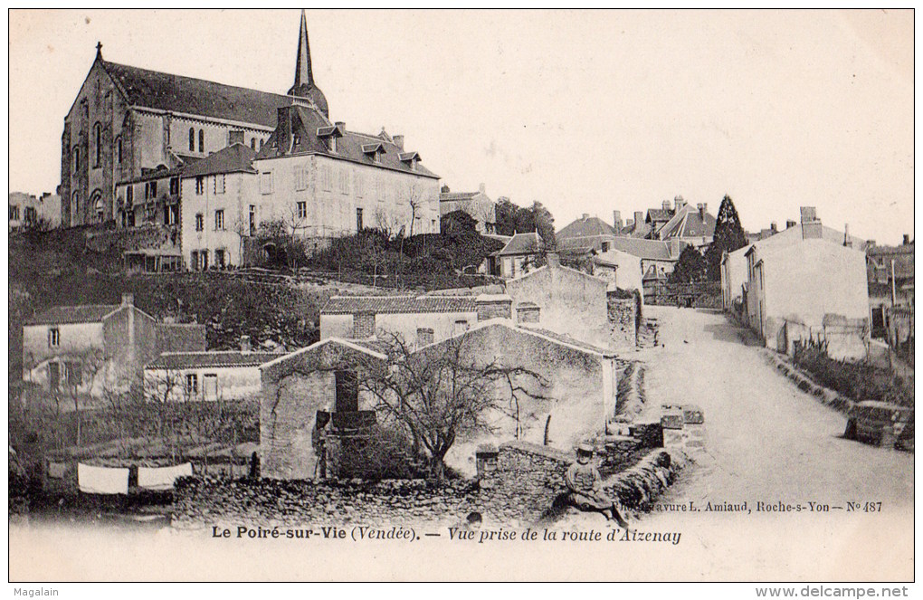 Le Poiré sur Vie : vue prise de la route d'Aizenay