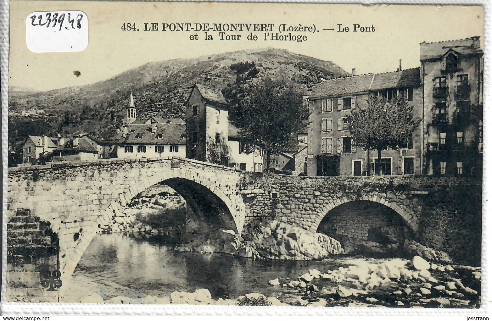 LE PONT-DE-MONTVERT- LE PONT ET LA TOUR DE L HORLOGE