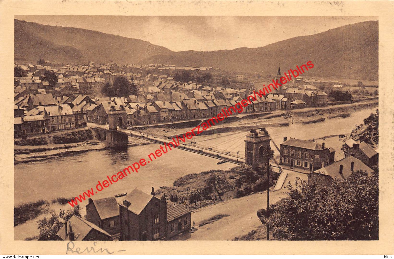Le Pont suspendu et les Quais - Revin - (8) Ardennes