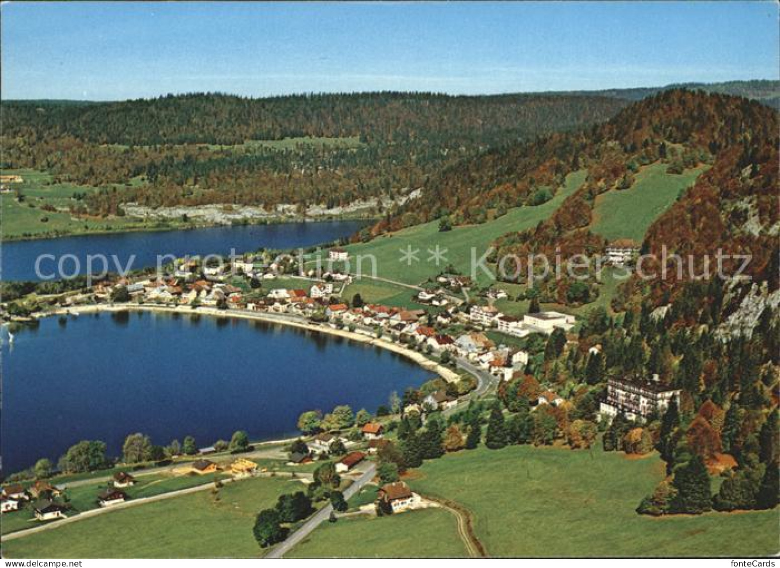 Le Pont VD Lac de Joux et Lac Brenet