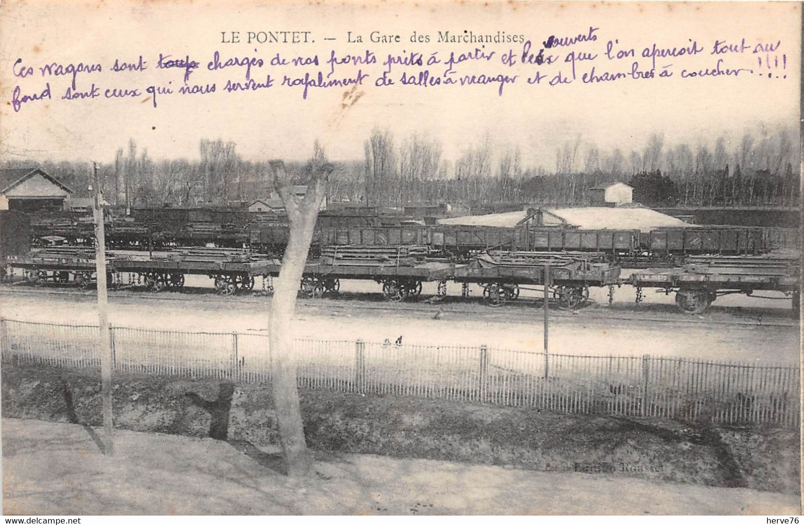 LE PONTET  la Gare des Marchandises