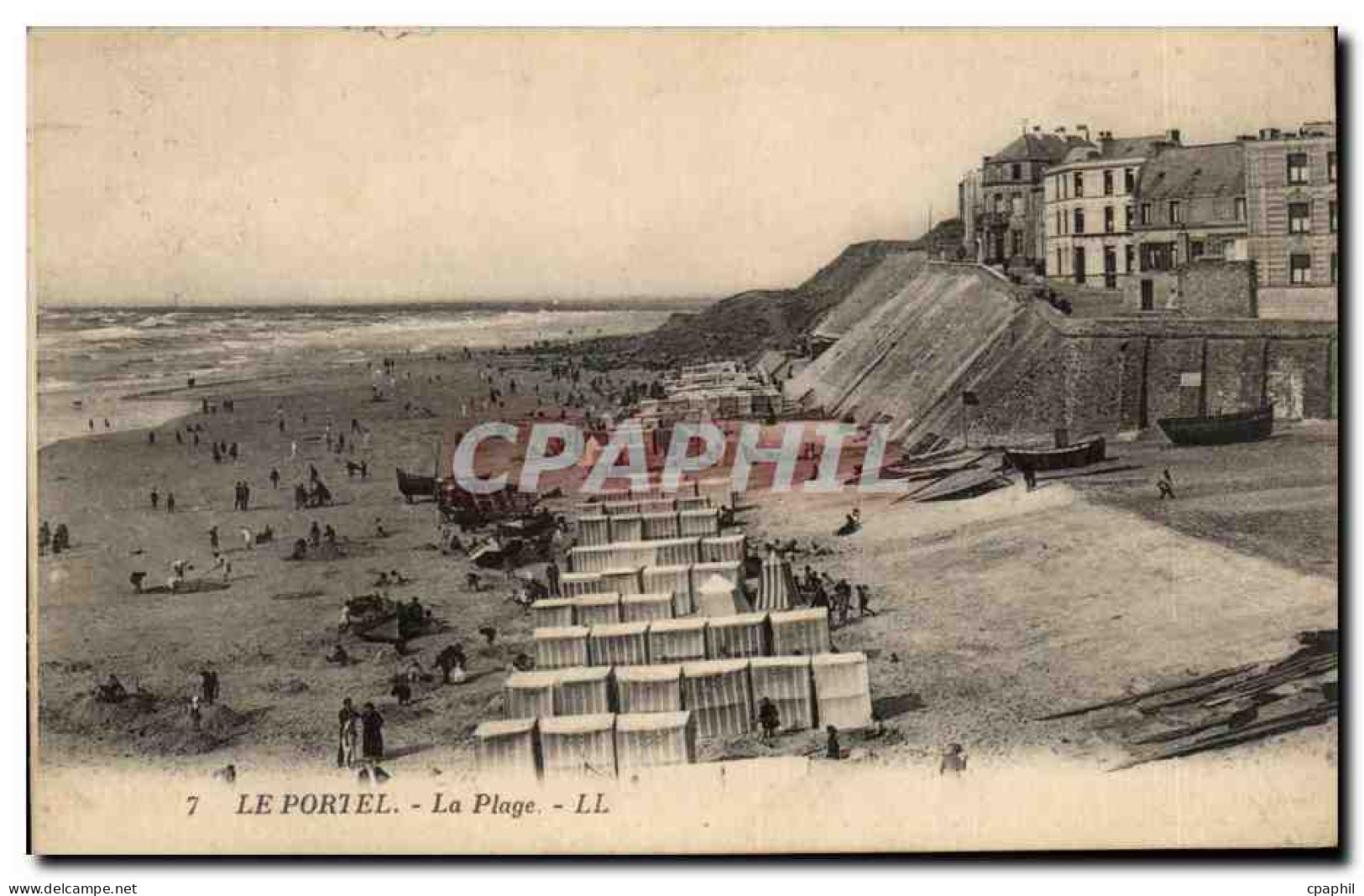 Le Portel - La Plage - CPA