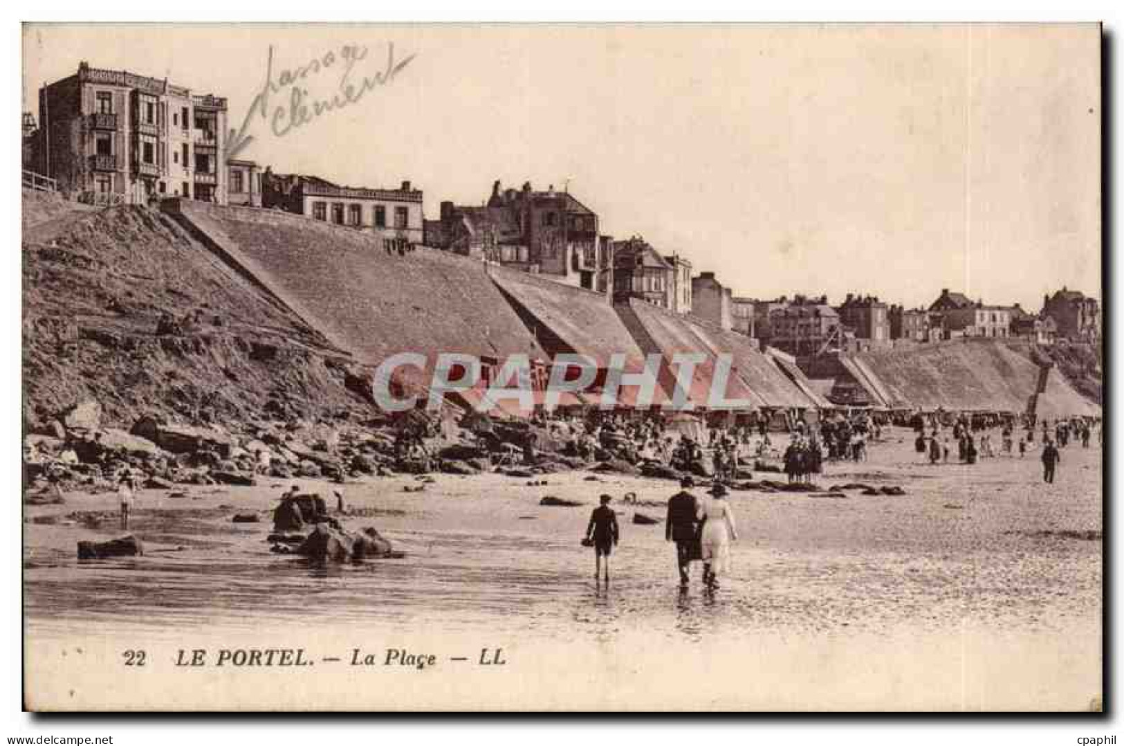 Le Portel - la Plage - CPA
