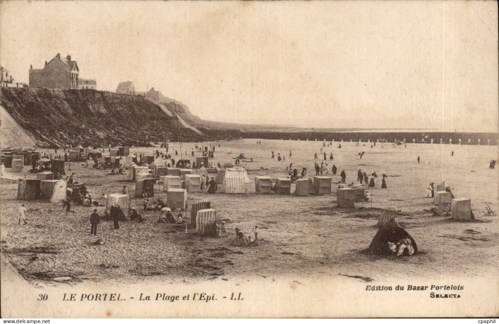 Le Portel - La Plage et l'Epi - CPA
