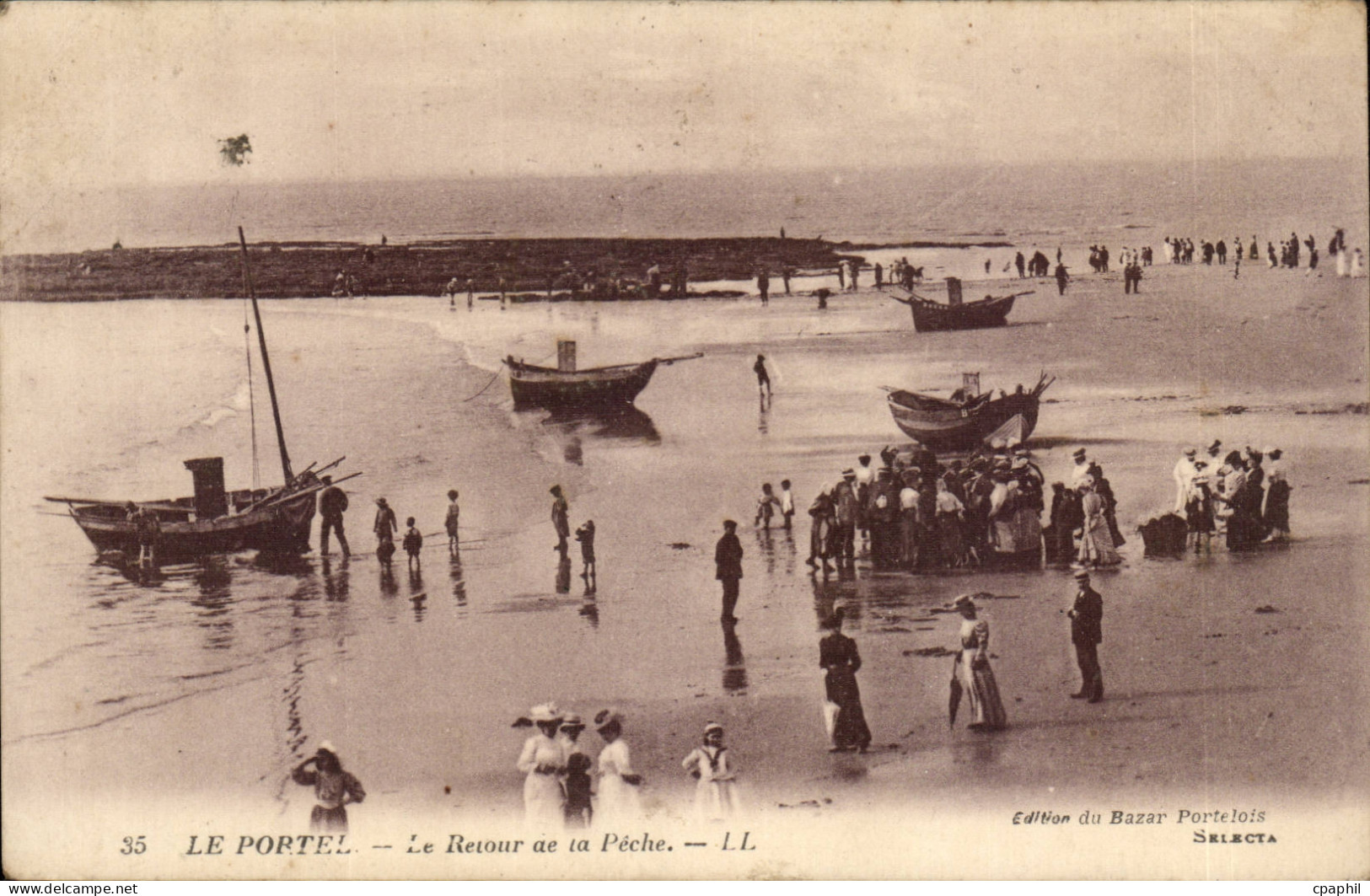 Le Portel - Le Retour de la Peche - CPA