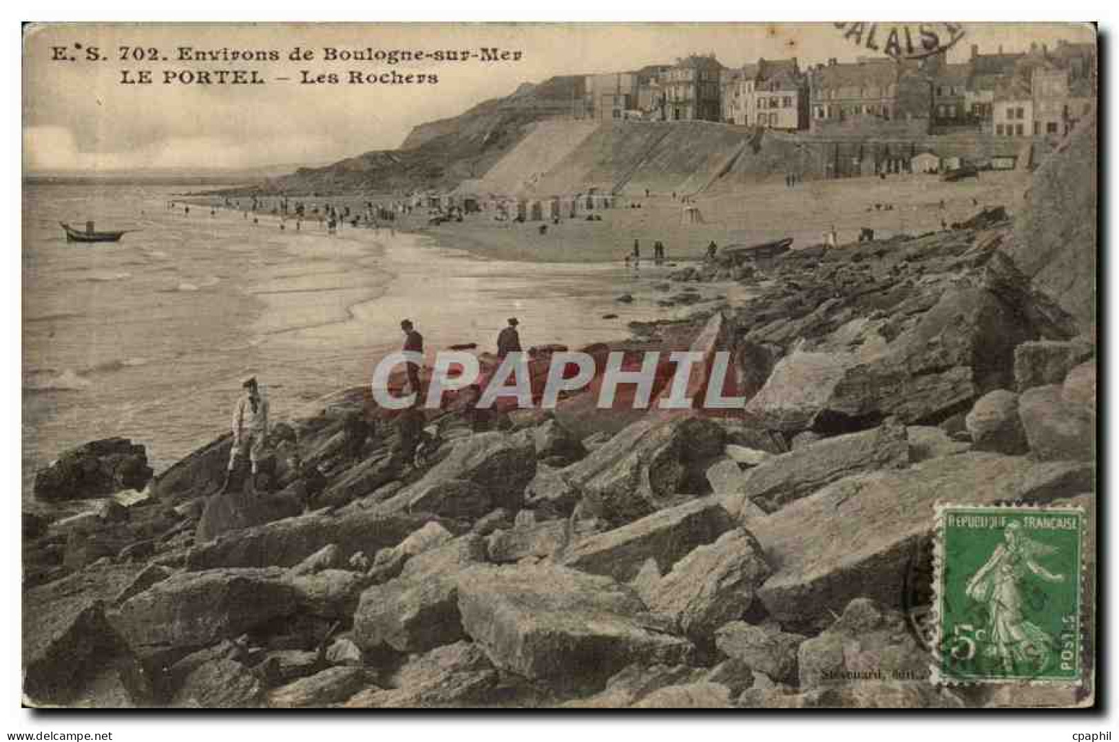 Le Portel - Les Rochers CPA
