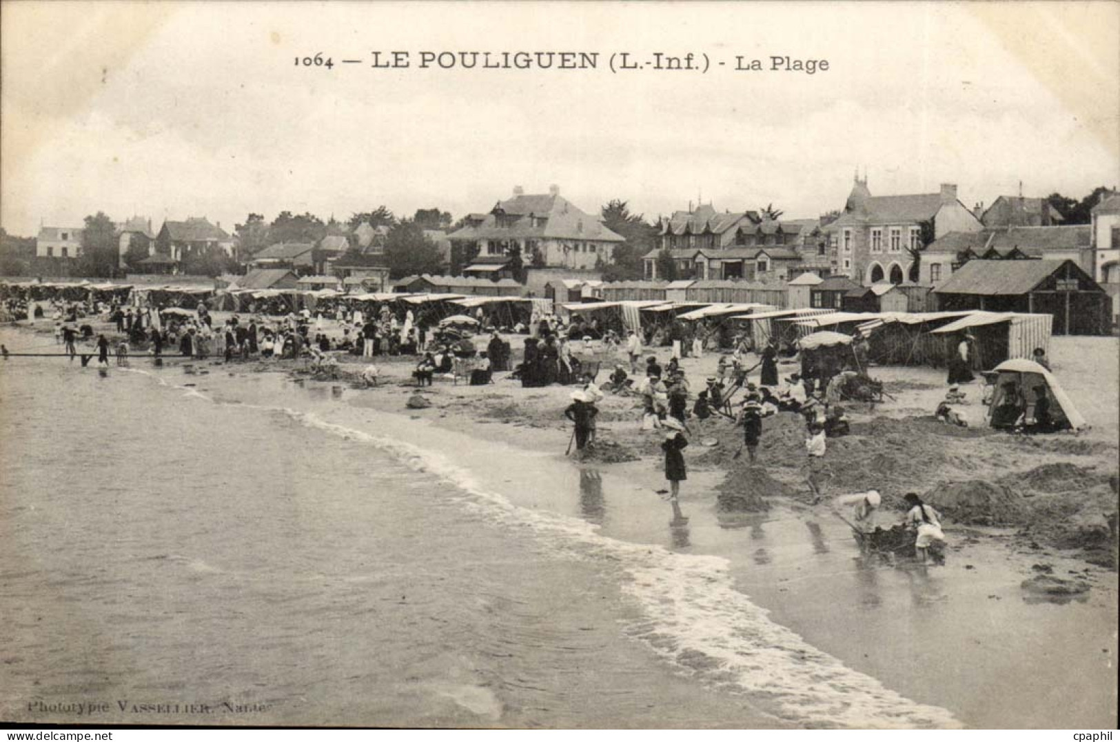 Le Pouliguen CPA La plage