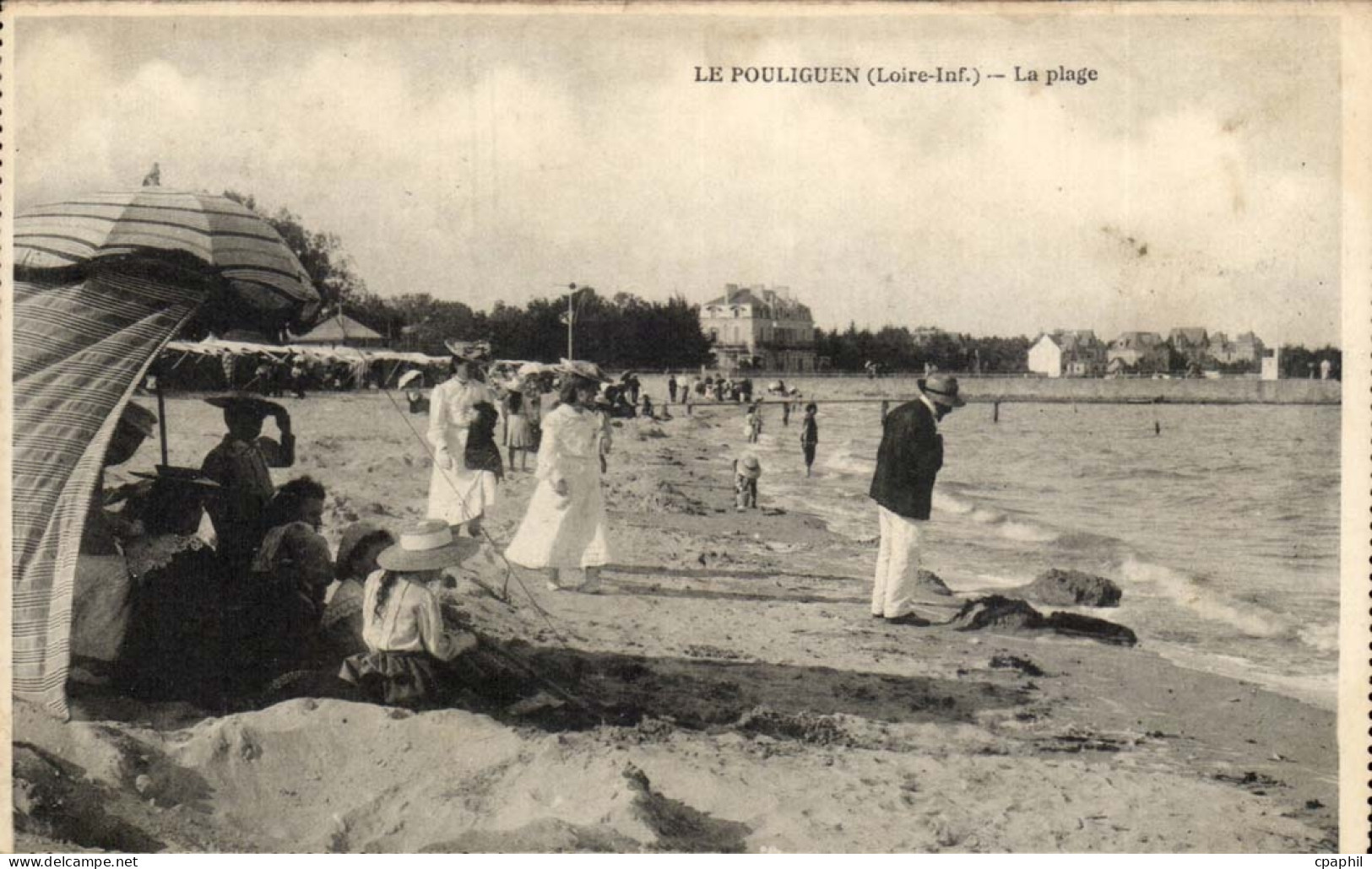 Le Pouliguen CPA La plage