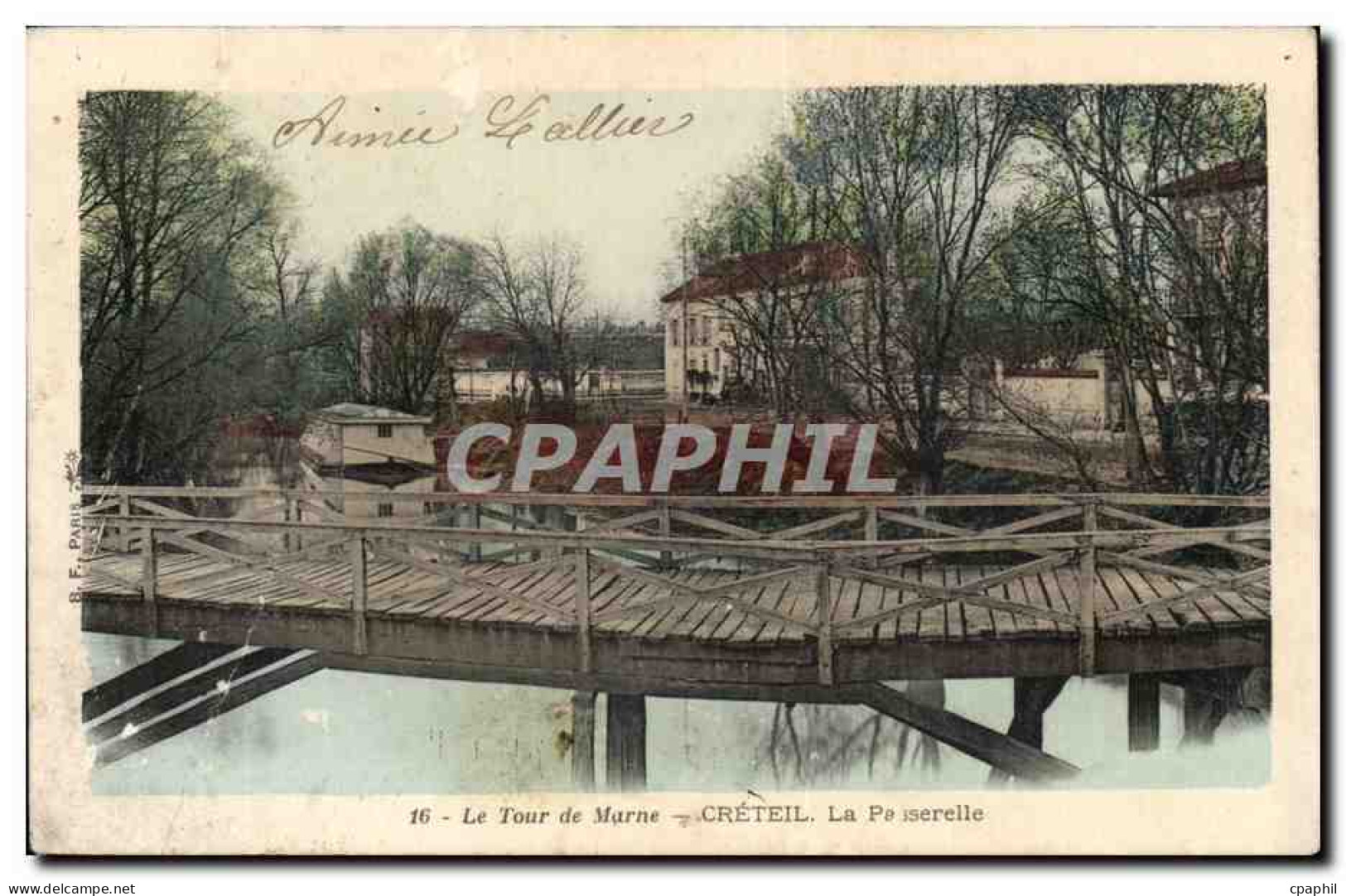 Le Tour de Marne Creteil CPA La passerelle