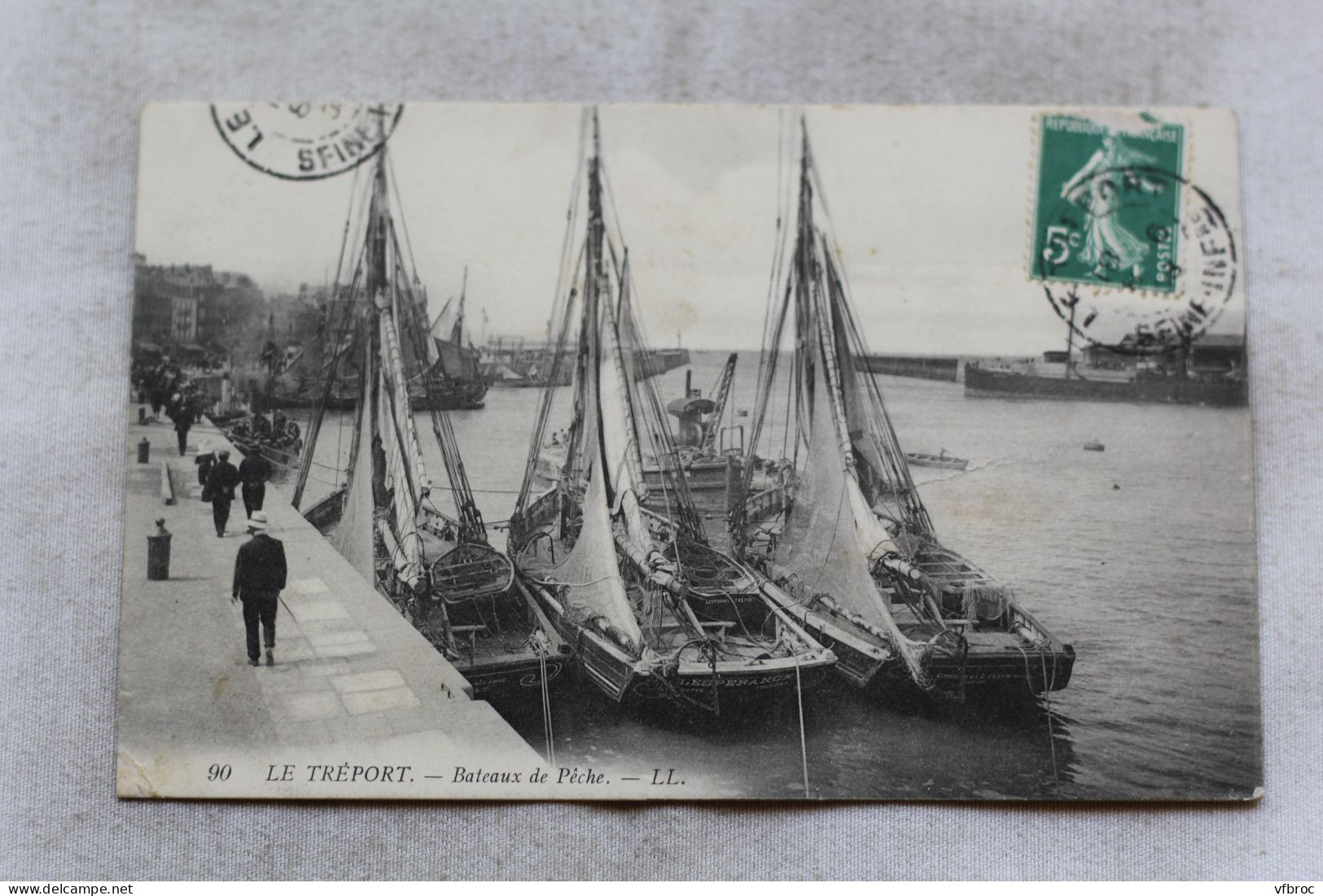 Le Tréport, bateaux de pêche, Seine Maritime 76