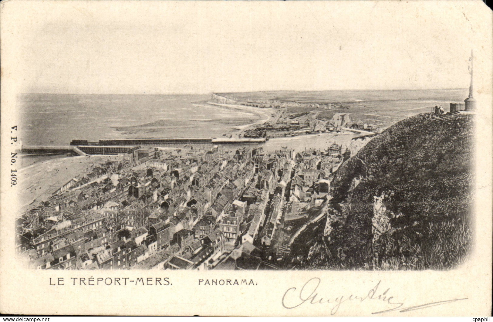 Le Treport CPA panorama