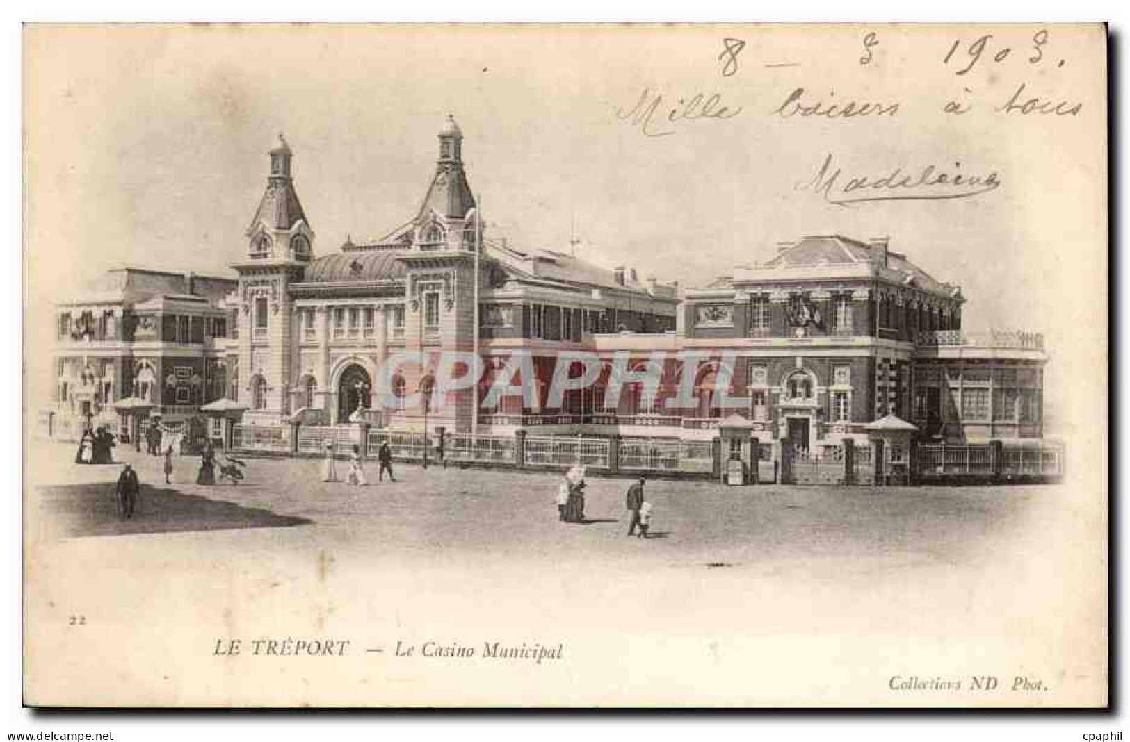 Le Treport - Le Casino Municipal - CPA