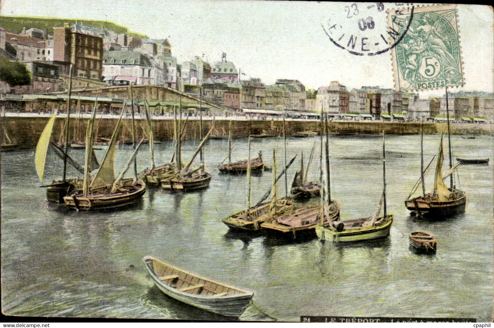 Le Treport - Le Port - CPA