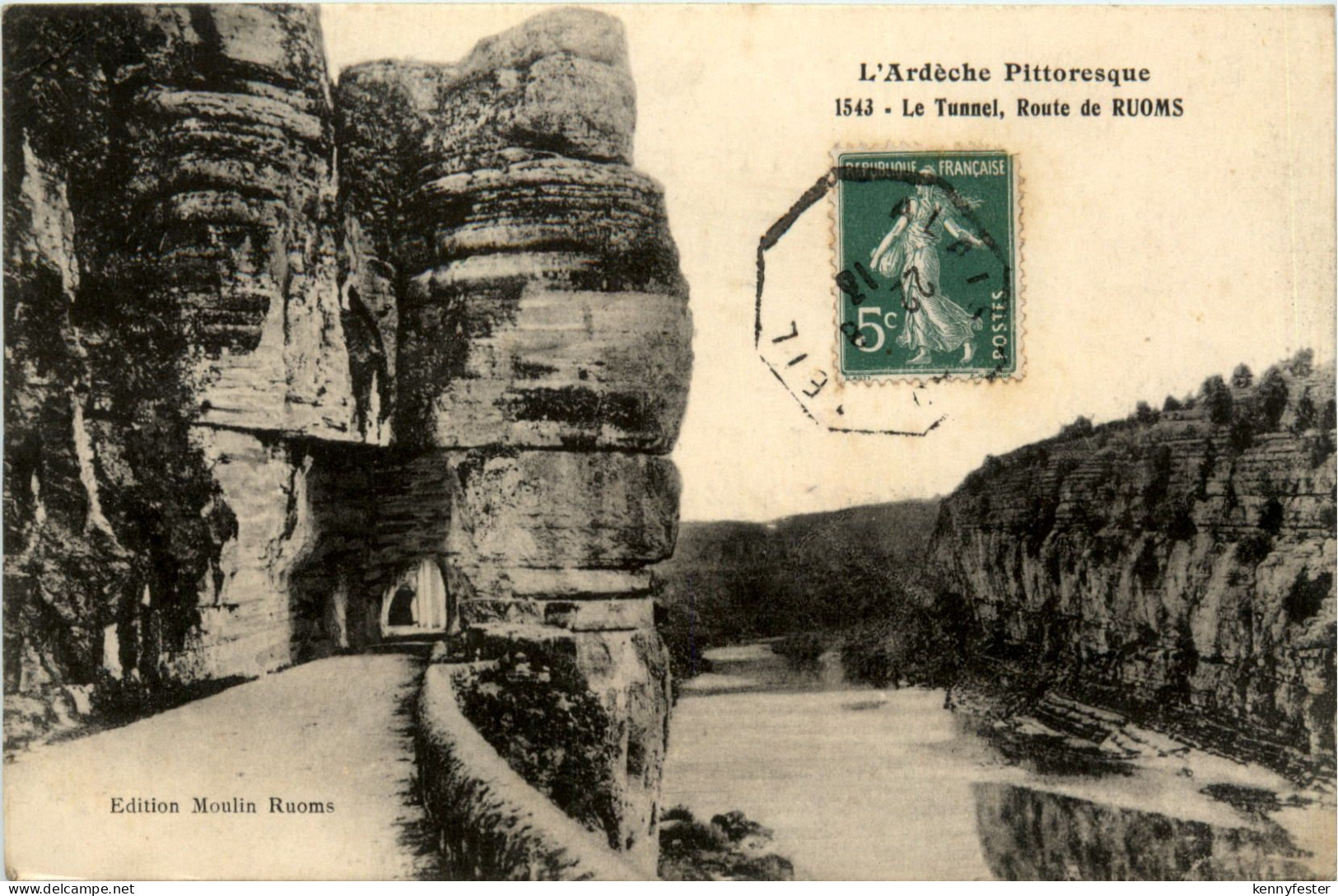 Le Tunnel, Route de Ruoms