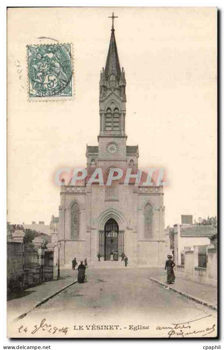 Le Vesinet CPA Eglise