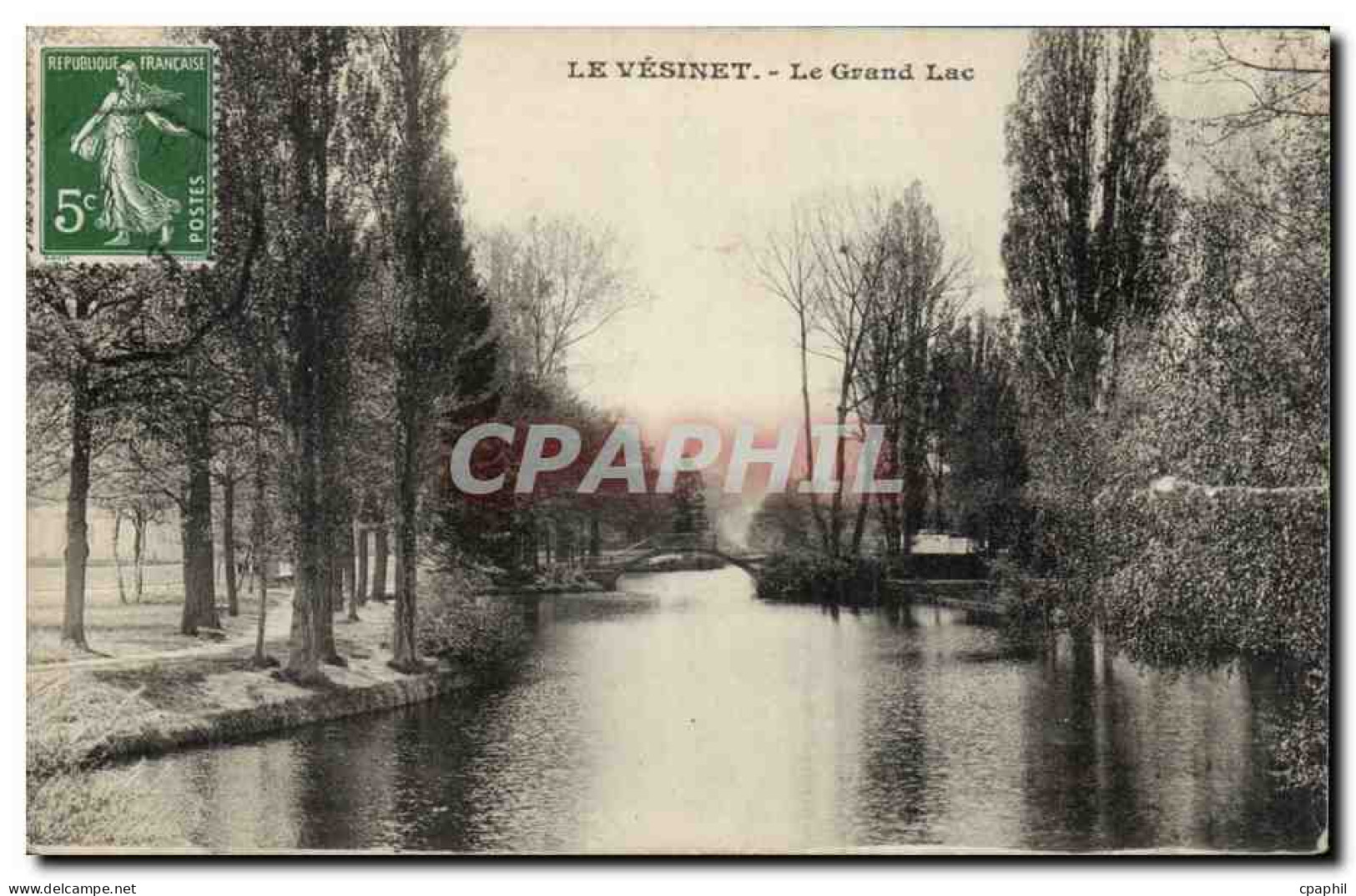 Le Vesinet CPA Le grand lac