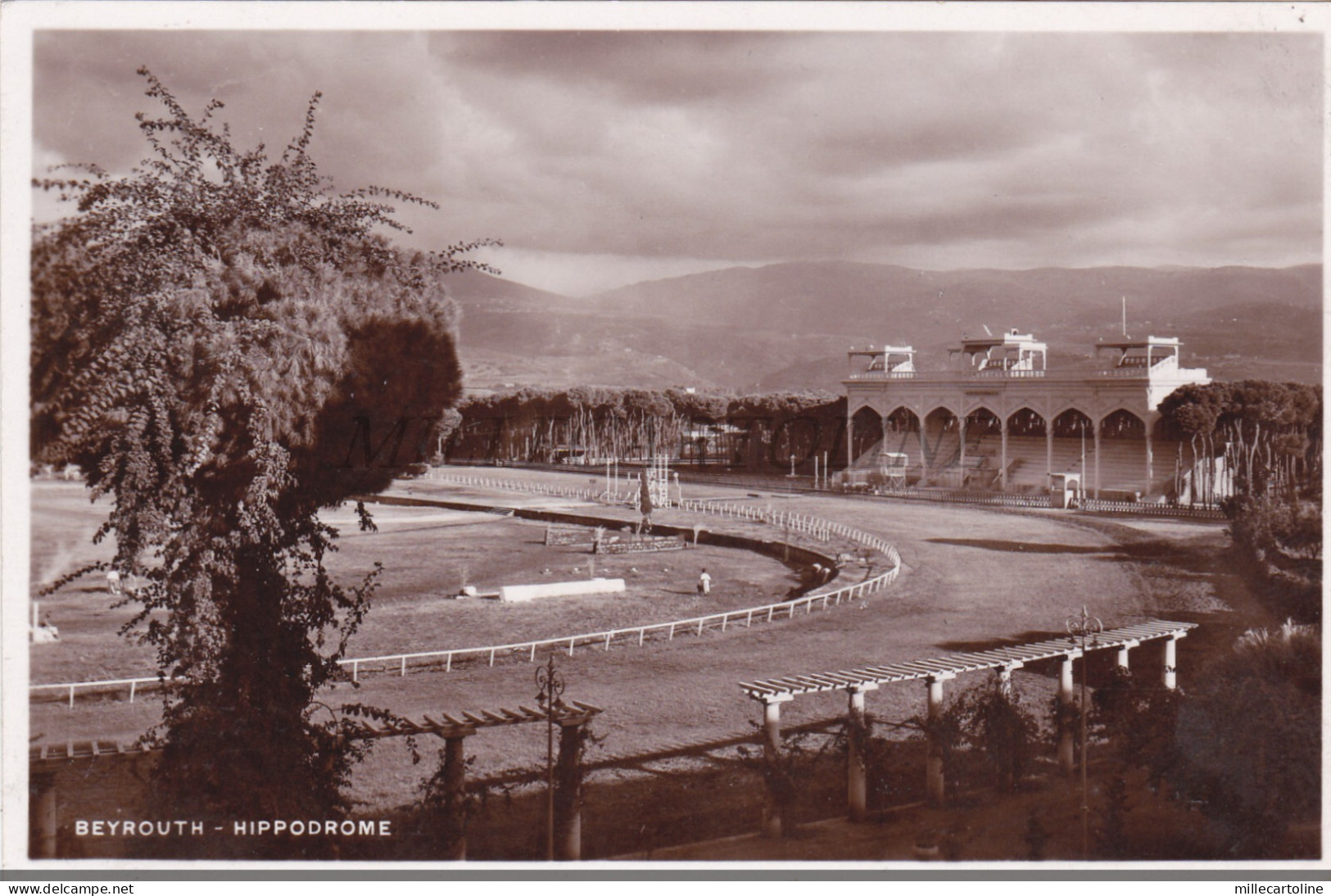 LEBANON - Beyrouth, Hippodrome, Photo Postcard