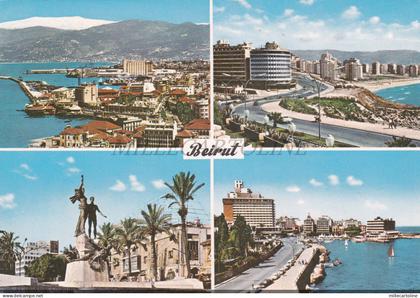 LEBANON - Beyrouth, Views, Postcard