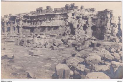 LIBAN - LIBANO LEBANON - CARTE-PHOTO - LES RUINES DE BAALBEK