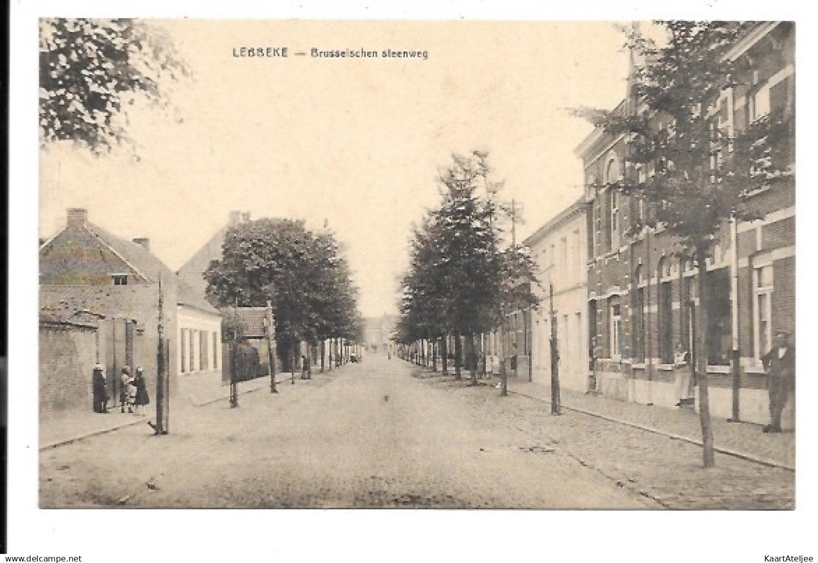 Lebbeke - Brusselschen steenweg.
