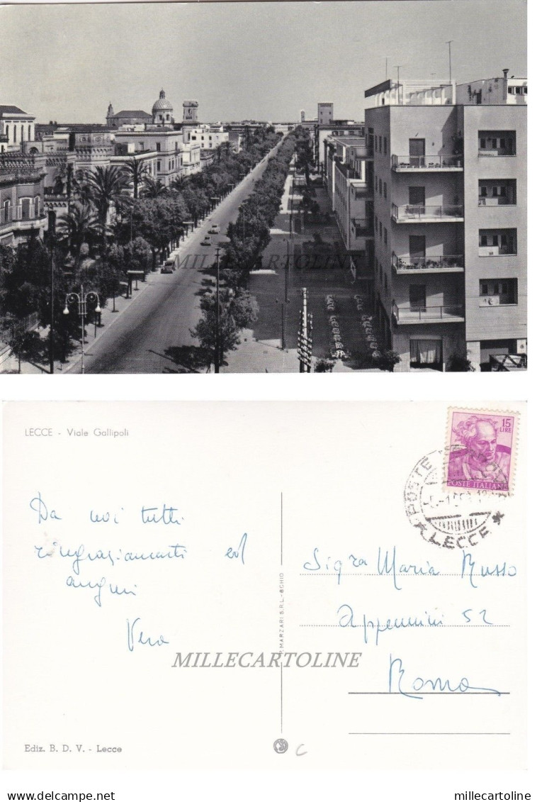 LECCE: Viale Gallipoli  1963