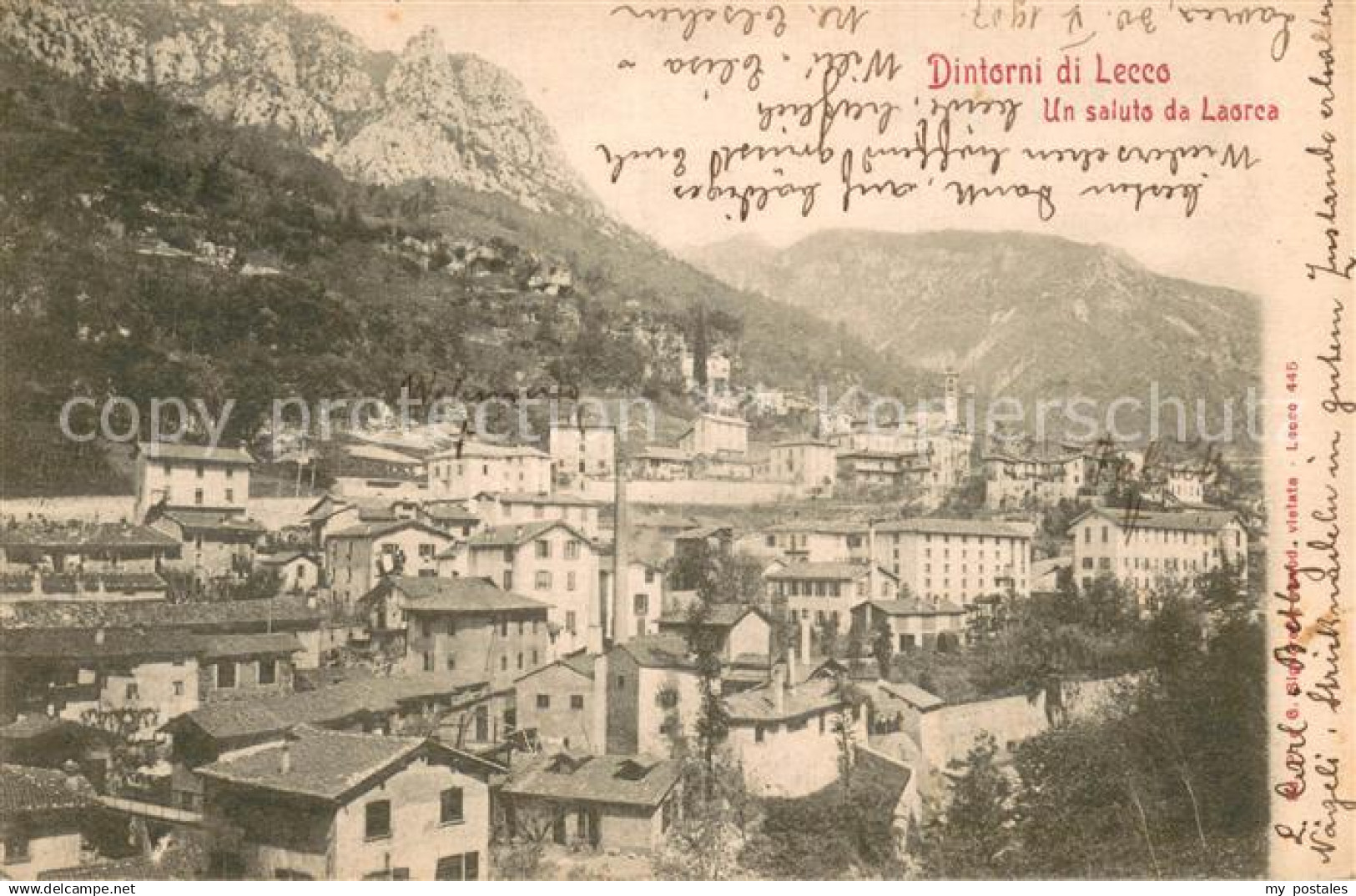 Lecco Lombardia IT Ortsansicht