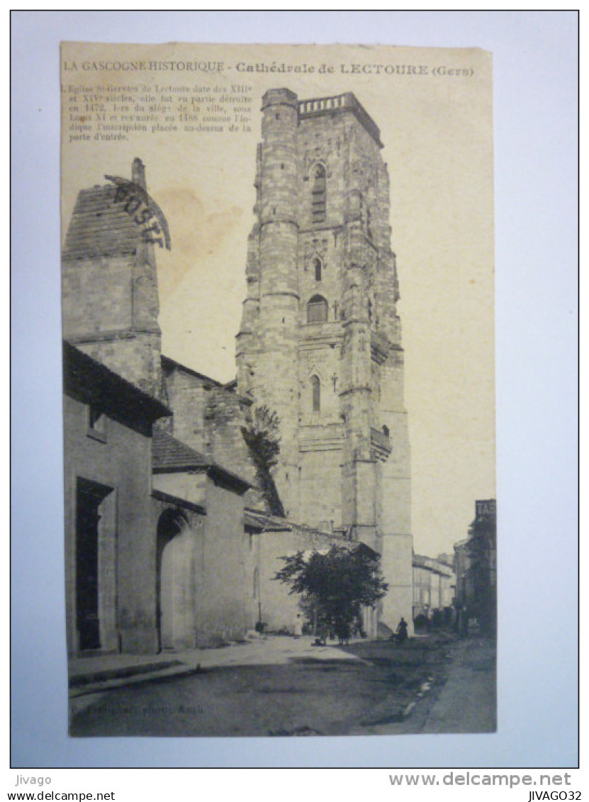 LECTOURE  (Gers)  :  CATHEDRALE  de  LECTOURE   1915