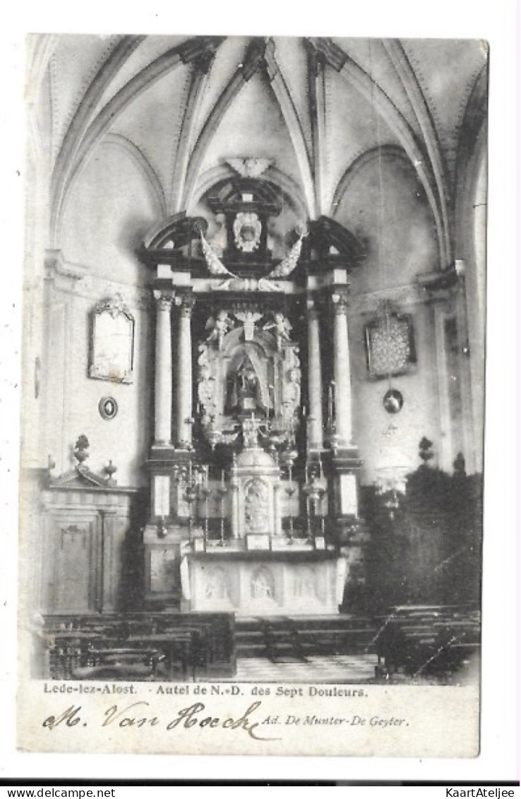 Lede - Autel de N.-D. des Sept Douleurs.