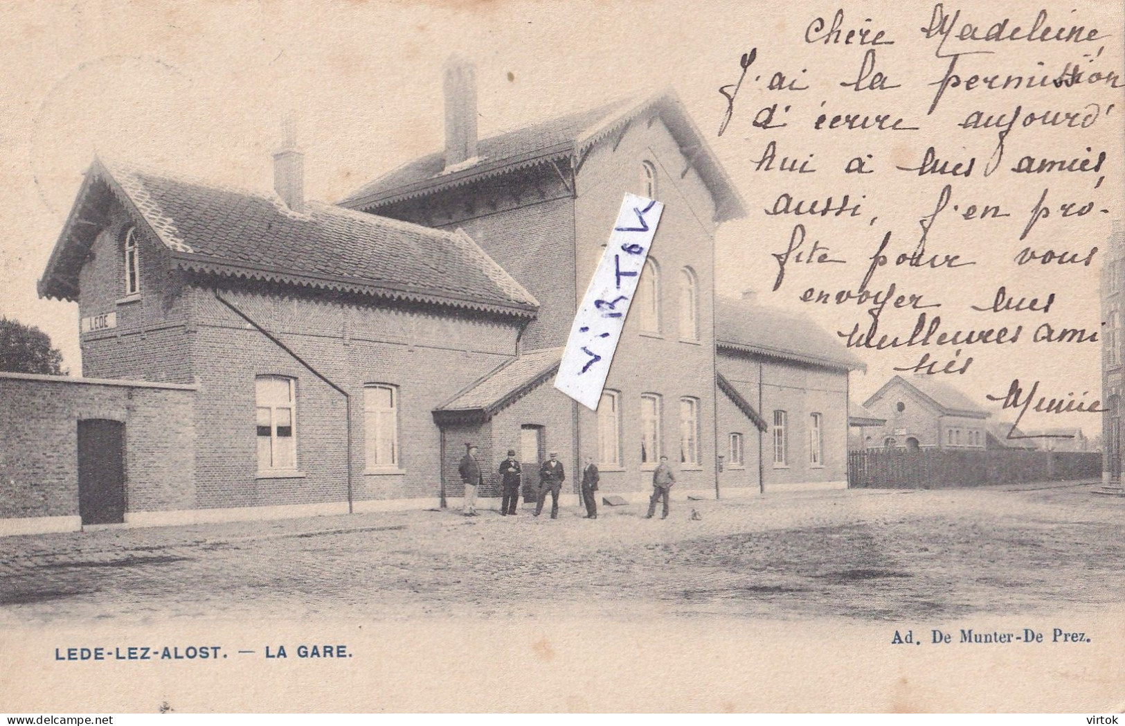 Lede - LA GARE.    -  perfect staat  zie scans